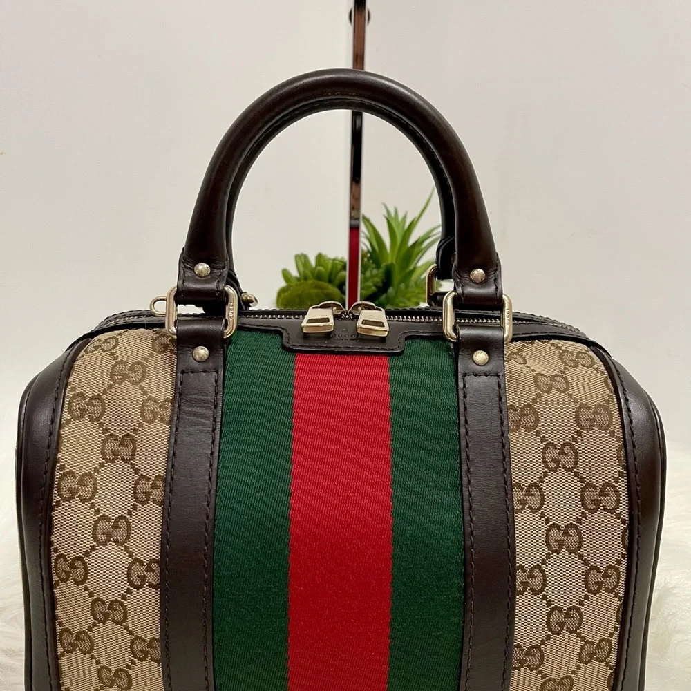 Monogram Vintage Web Small Boston - Picture 2 of 16